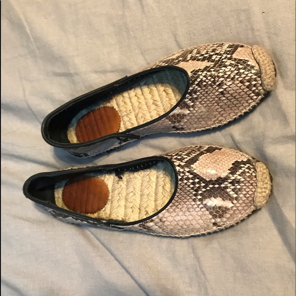 Rag And Bone 6.5 Real Python Skin Shoes - image 1